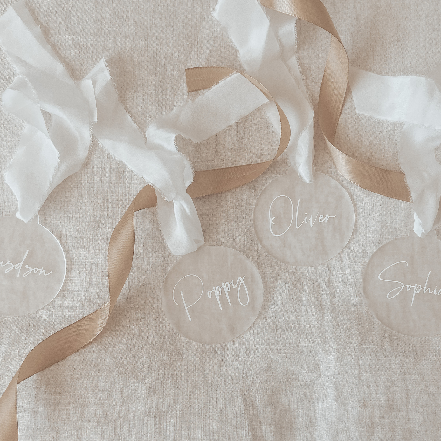 Frosted Personalised Bauble