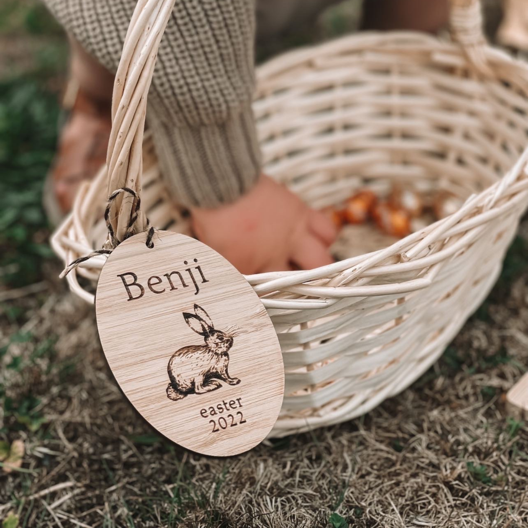Vintage bunny tag