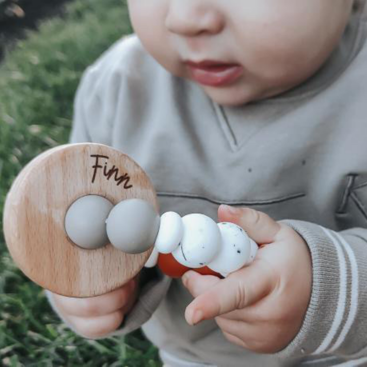 Personalised teething ring