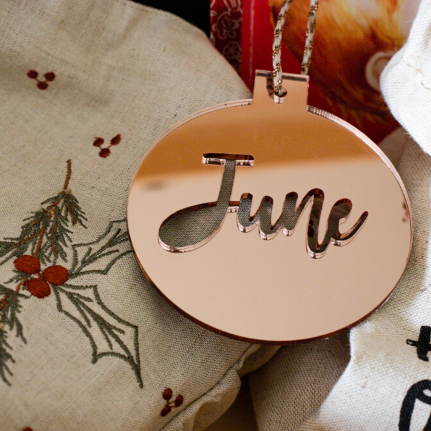 Christmas name bauble