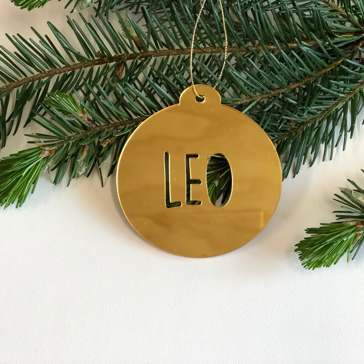 Christmas name bauble