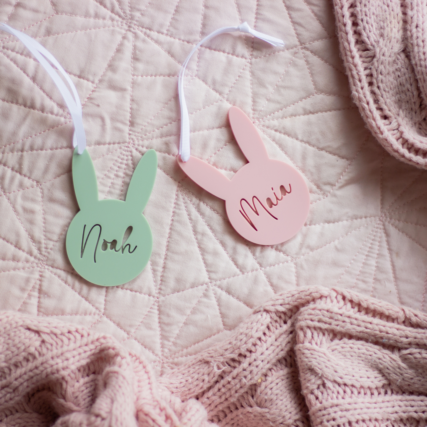 Easter bunny tag