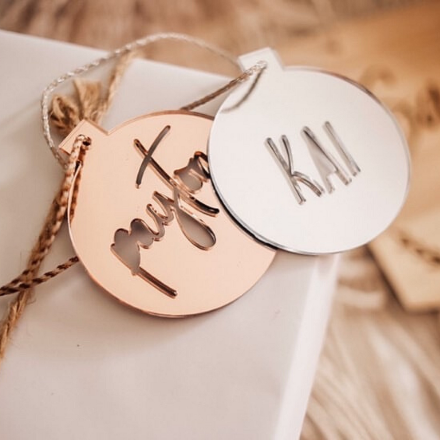 Christmas name bauble