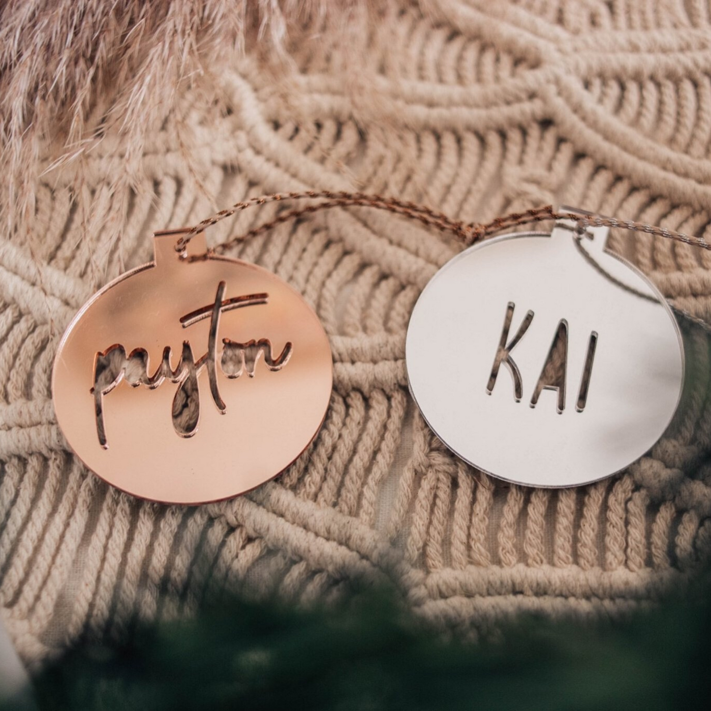 Christmas name bauble
