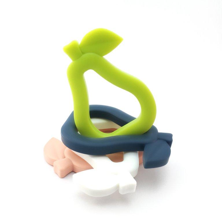 Pear Silicone Teether