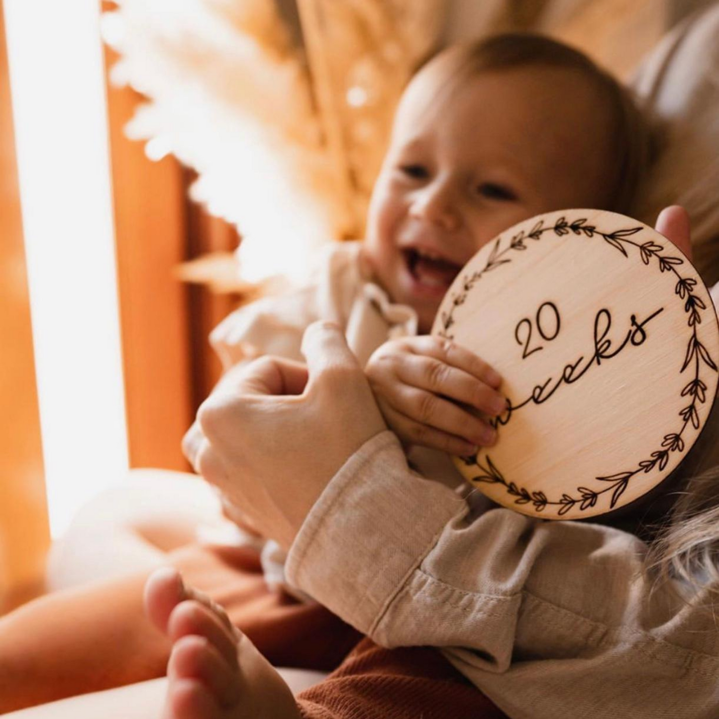 Pregnancy Milestone Plaques