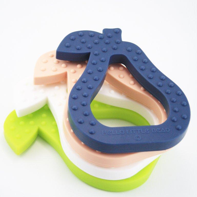 Pear Silicone Teether