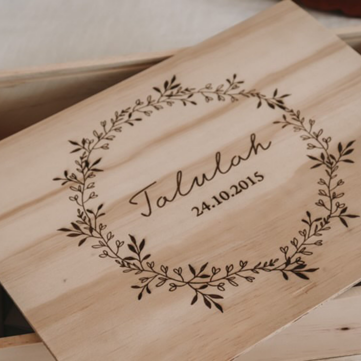 Wooden Keepsake boxes (different styles)