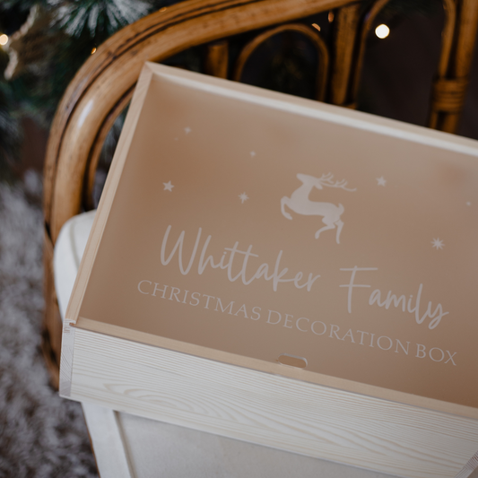 Christmas Decoration Keepsake boxes (2 styles)
