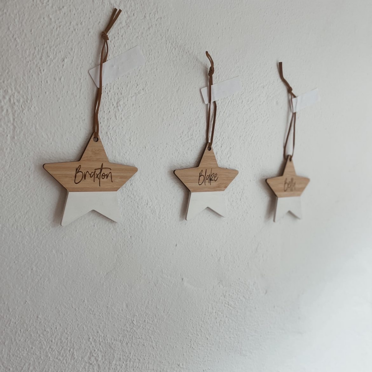 Painted Wooden Star