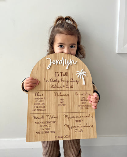 Birthday Celebration Board