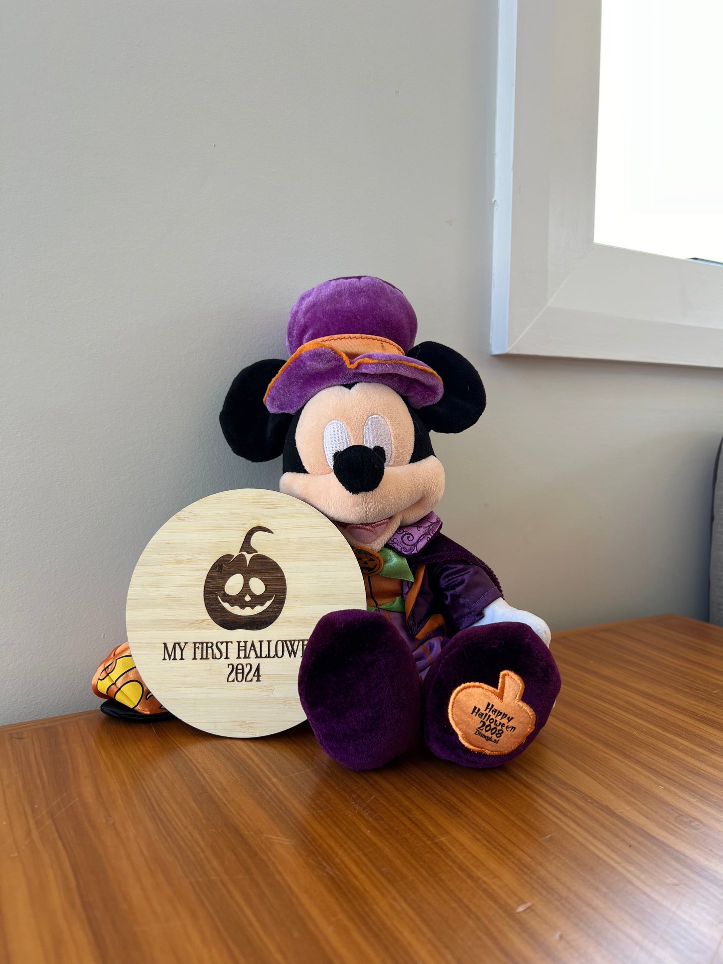 My First Halloween Milestone Plaque