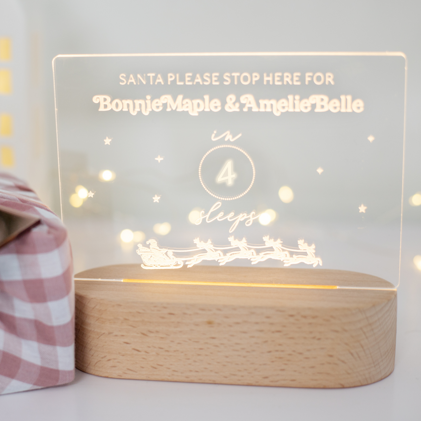 Christmas Countdown Night light
