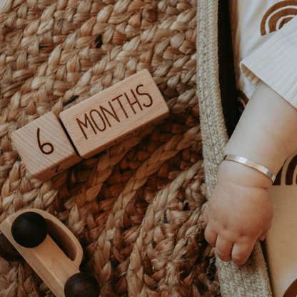 Milestone wooden block set