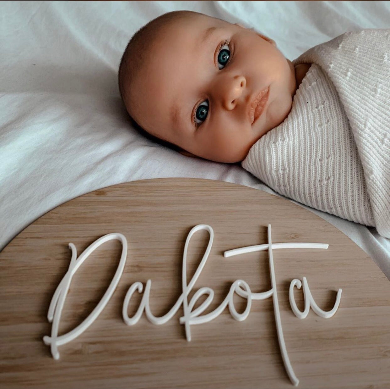 Name plaques, acrylic & timber