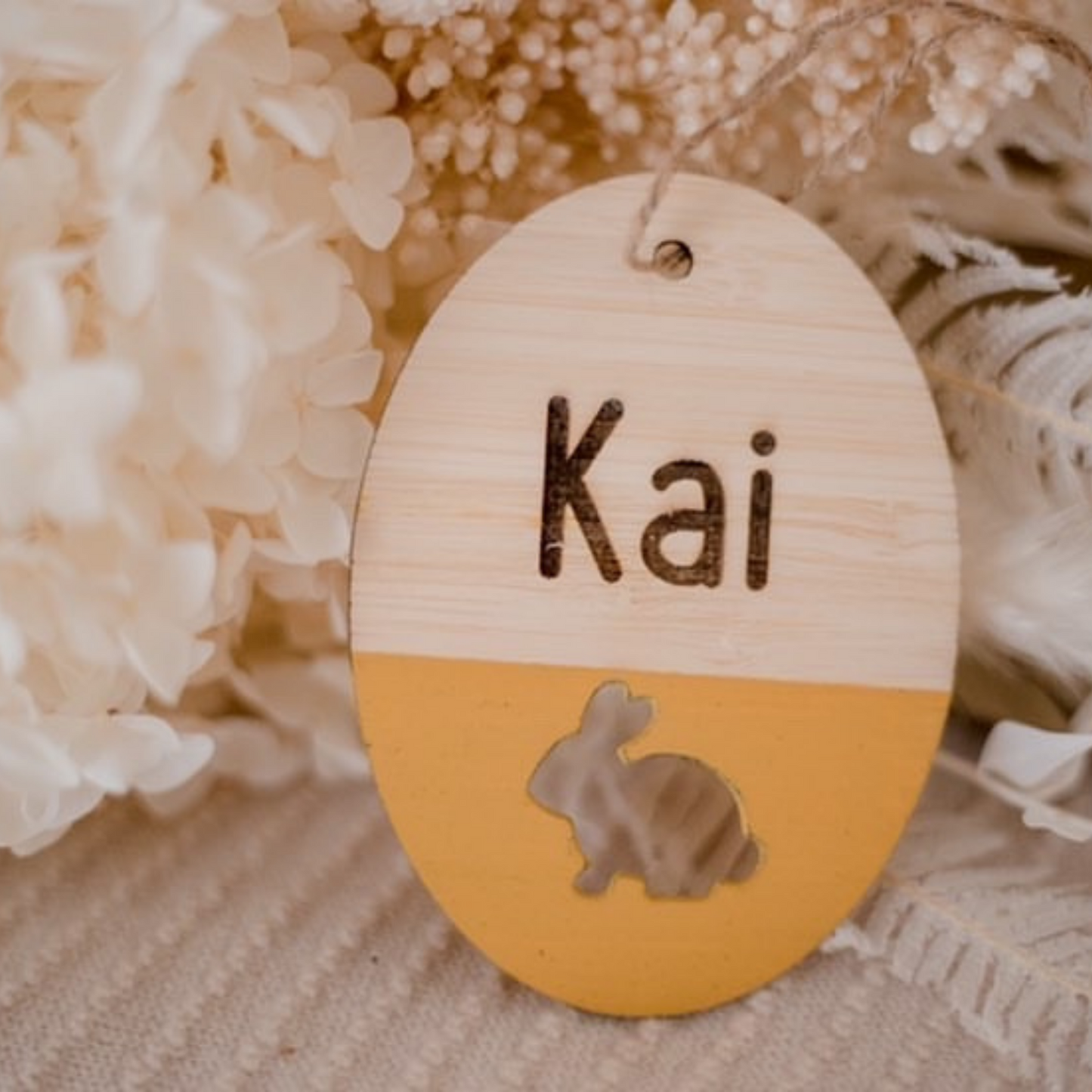 Easter Egg name tag