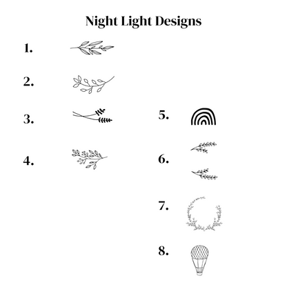 Top piece only- Personalised Room Light