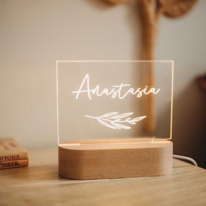 Top piece only- Personalised Room Light