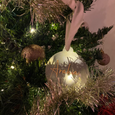 Frosted Personalised Bauble