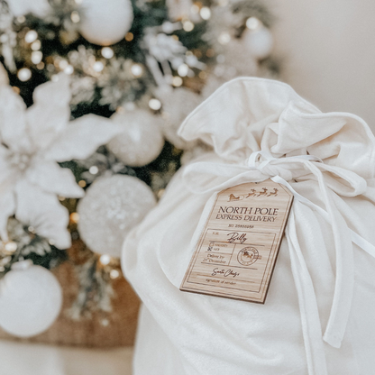 Stocking delivery tag