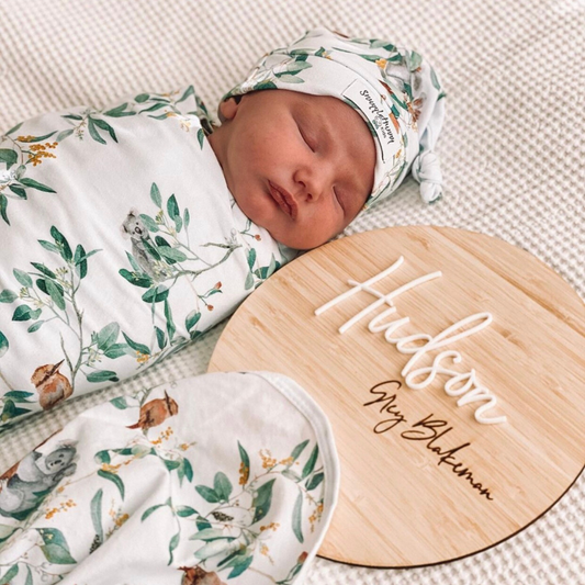 Name plaques, acrylic & timber