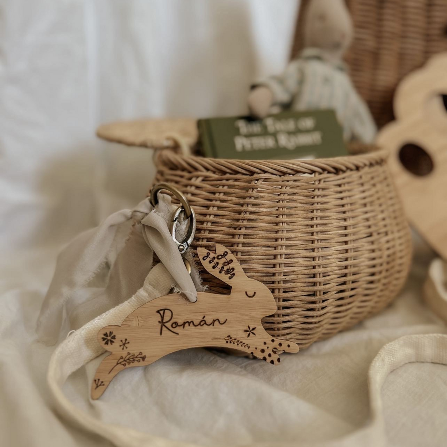 Scandi bunny tag