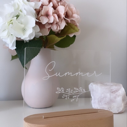 Top piece only- Personalised Room Light