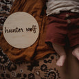 Hunter Wolf Plaque