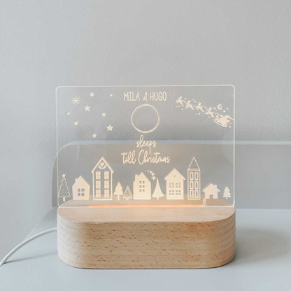 Scandinavian Houses Countdown Night light